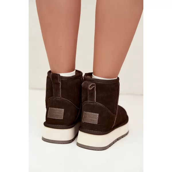  Dámské boty BIG STAR SHOES UU274693 BROWN/BEIGE 