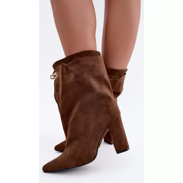  Dámské kotníkové boty BOTO 2911A BROWN 