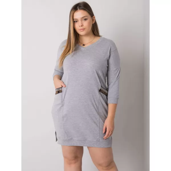  Dámské šaty RELEVANCE RV-SK-6836.55P GRAY 