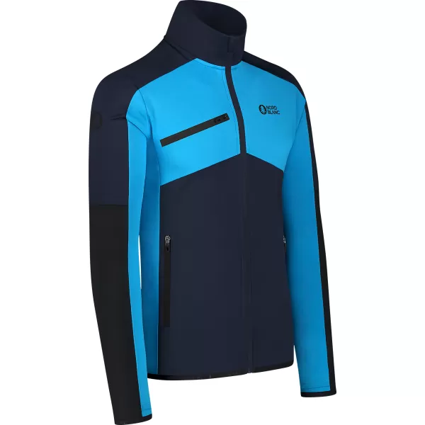  Pánská powerfleece mikina NORDBLANC CUSP NBSFM8334 MODRÁ 