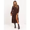 Dámské šaty ITALY MODA MI-SK-1061-2.02 BROWN