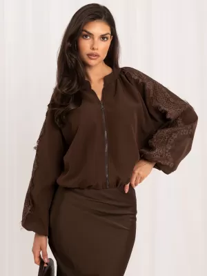 Dámská bunda ITALY MODA MI-KR-3537.74 BROWN