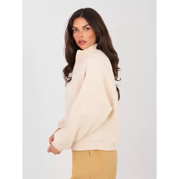  Dámská mikina FACTORY PRICE NS-BL-NS2579.18 LIGHT BEIGE 