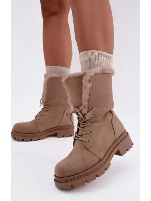 Dámské kotníkové boty BOTO 1628 BEIGE