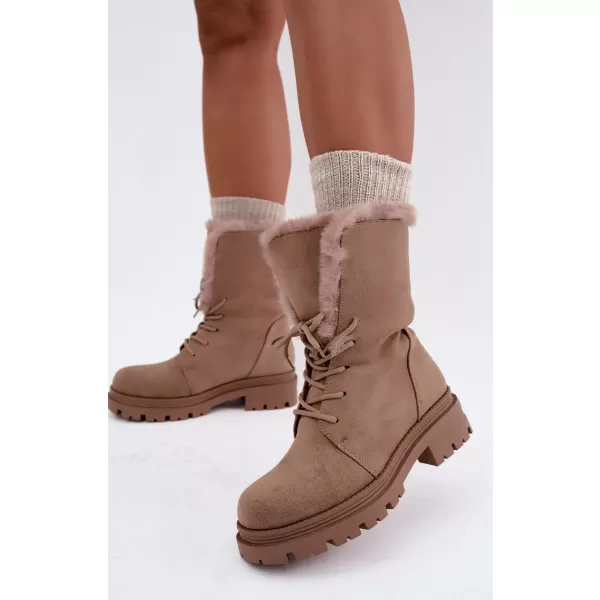  Dámské kotníkové boty BOTO 1628 BEIGE 