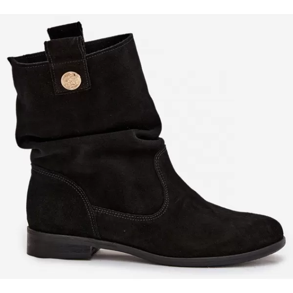  Dámské kotníkové boty ZAZOO 4210 BLACK 