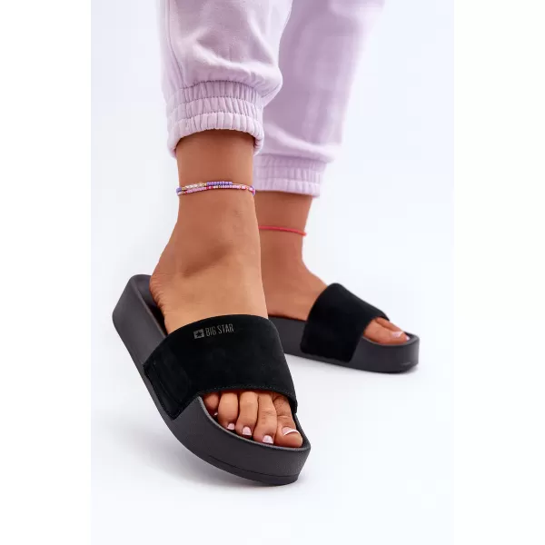  Dámské pantofle BIG STAR SHOES NN274A670 BLACK 