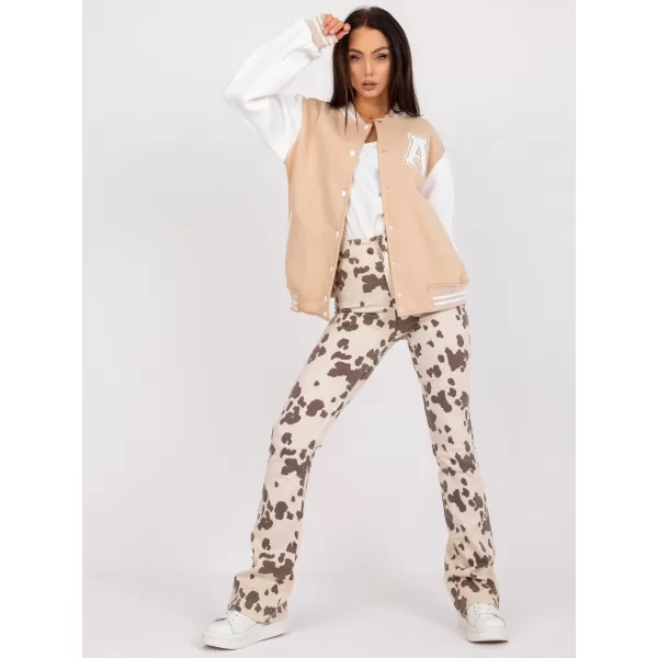  Dámská mikina EX MODA EM-BL-697.88 BEIGE 