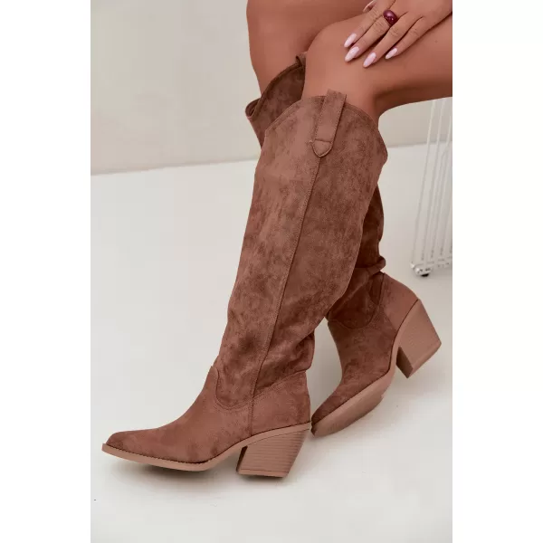  Dámské kozačky BOTO CLS-627 BROWN 