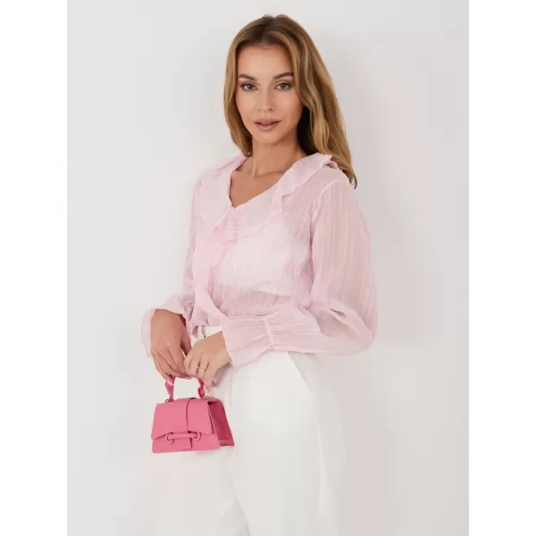  Dámská halenka ITALY MODA IT-BZ-25096.84 BRIGHT PINK 