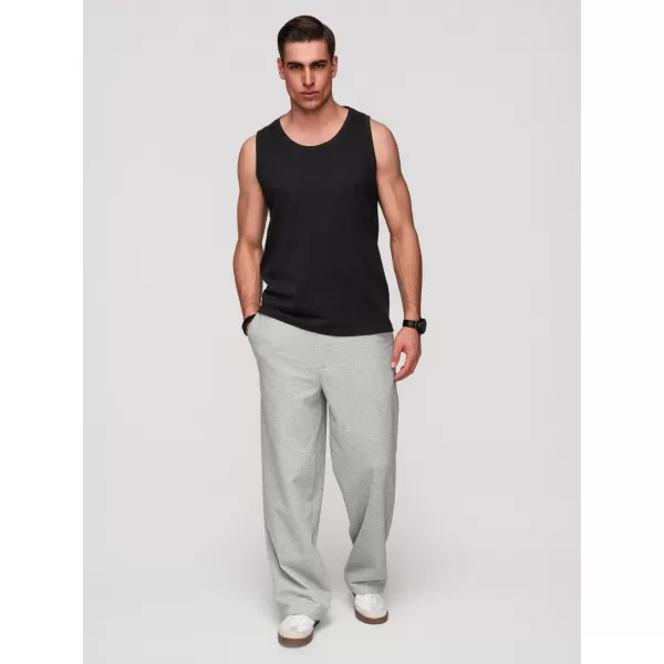  Pánské tílko OMBRE OM-TSBT-0272 BLACK 