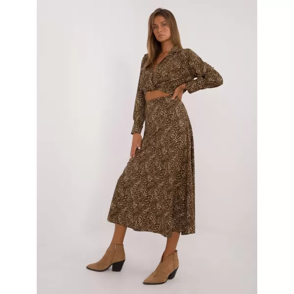 Dámský set ITALY MODA DHJ-KMPL-19586-1.53 DARK BEIGE 