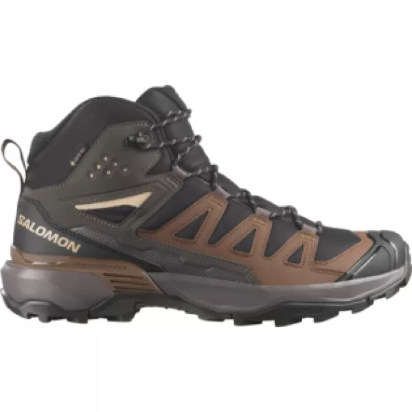  Pánské boty SALOMON X ULTRA 360 MID GORE-TEX L45473200 BLACK/DARK GULL GRAY/DARK EARTH 