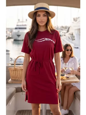 Dámské šaty ALTISPORT ALW001816 GARNET