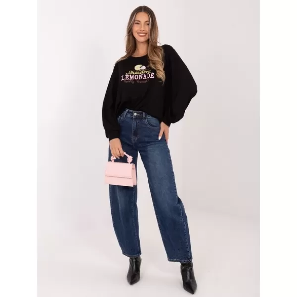 Dámská mikina RUE PARIS RV-BL-A1218.11P BLACK 