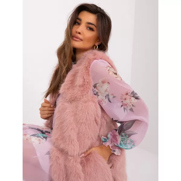  Dámská vesta WOOL FASHION ITALIA AT-KZ-2375.00P BRIGHT PINK 