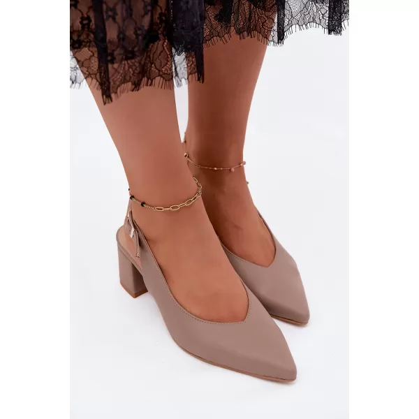  Dámské sandály ZAZOO 1122 TAUPE 