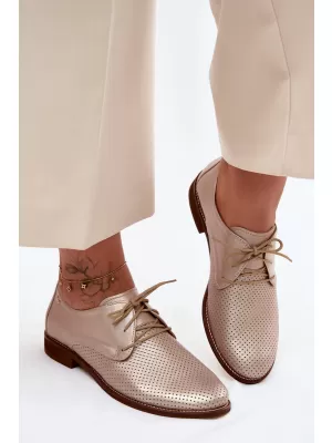 Dámské polobotky ZAZOO 4238/HOGL GOLD