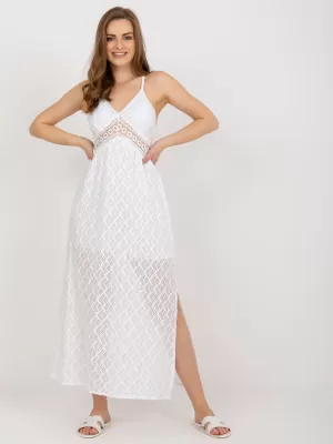 Dámské šaty OCH BELLA TW-SK-BI-8676.22 WHITE
