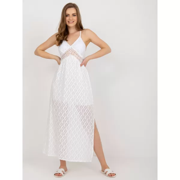  Dámské šaty OCH BELLA TW-SK-BI-8676.22 WHITE 
