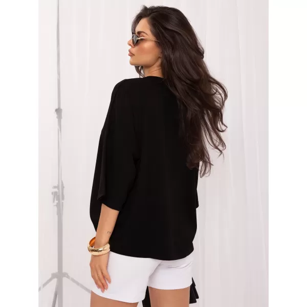  Dámská halenka RUE PARIS RV-BZ-A1188.63 BLACK 