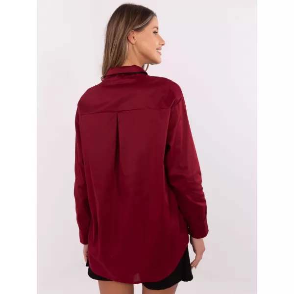  Dámská košile ITALY MODA DHJ-KS-9236.92P BURGUNDY 