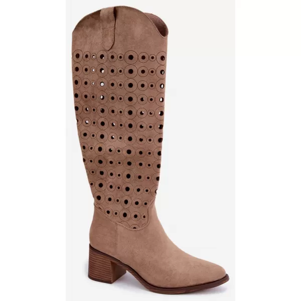  Dámské kozačky BOTO RMR2643-5 CAMEL 