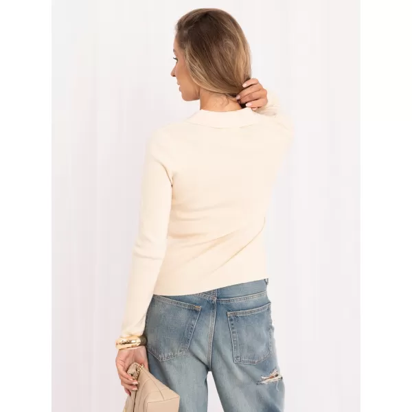  Dámský svetr FACTORY PRICE PM-SW-SF502.29 LIGHT BEIGE 