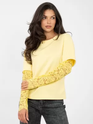 Dámská halenka FACTORY PRICE IT-BZ-22128.27 BRIGHT YELLOW