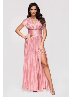 Dámské šaty LARICA LA-OM-DLR363 PINK