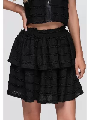 Dámská sukně OMBRE OW-GL-E0014 BLACK