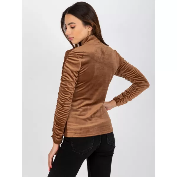  Dámská halenka RUE PARIS RP-BZ-8181.45P BROWN 