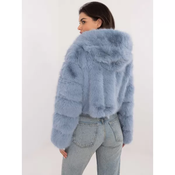  Dámská bunda WOOL FASHION ITALIA AT-KR-2378.97P LIGHT BLUE 