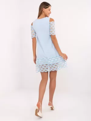 Dámské šaty LAKERTA LK-SK-506654.52 LIGHT BLUE