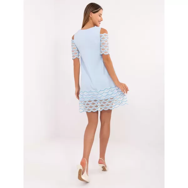  Dámské šaty LAKERTA LK-SK-506654.52 LIGHT BLUE 