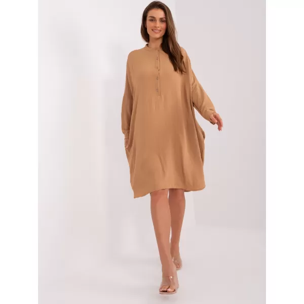  Dámské šaty ITALY MODA DHJ-SK-15506A.94P CAMEL 