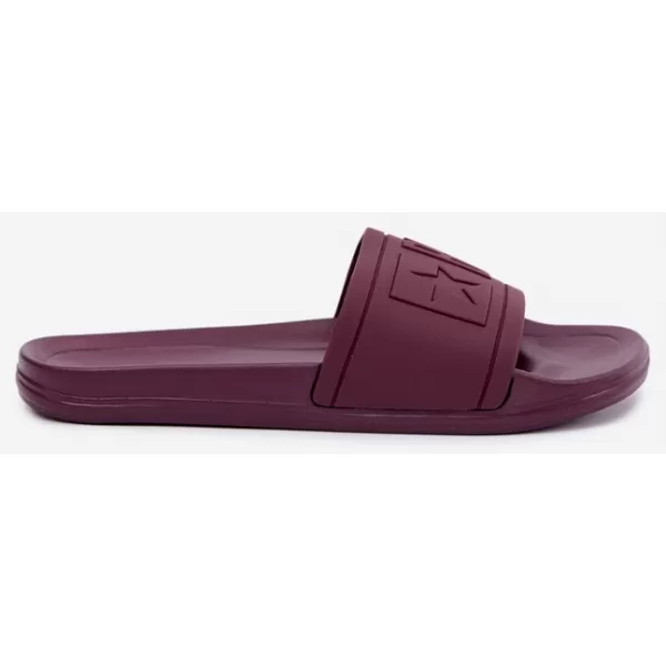  Dámské pantofle BIG STAR SHOES UU274070 VÍNOVÁ 