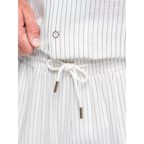  Pánské kalhoty OMBRE OM-PACP-0311 OFF-WHITE 