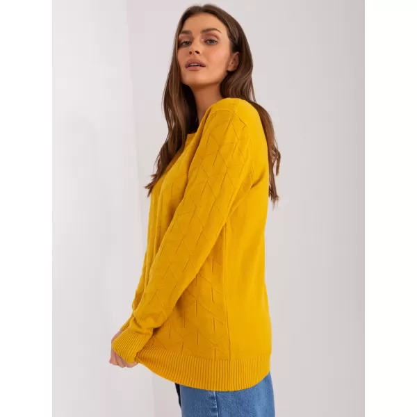  Dámský svetr WOOL FASHION ITALIA AT-SW-232901.25X DARK YELLOW 