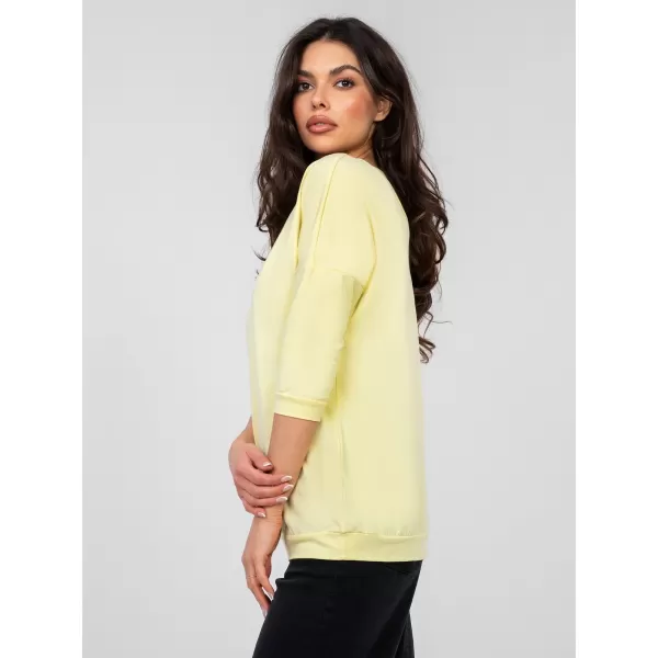  Dámské triko RUE PARIS RV-BZ-A1192.71 BRIGHT YELLOW 