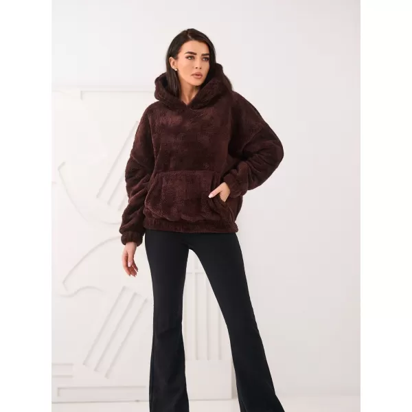  Dámská mikina FACTORY PRICE CS-BL-BT1029.97P DARK BROWN 