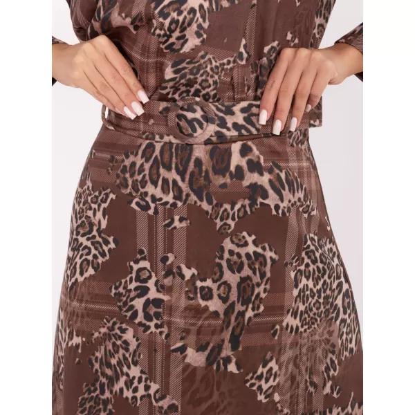  Dámská sukně ITALY MODA IT-SD-18951-5.07 DARK BEIGE 