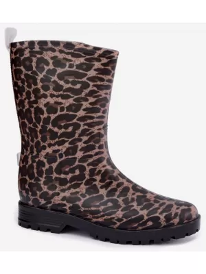 Dámské holínky BOTO DC41 LEOPARD PRINT