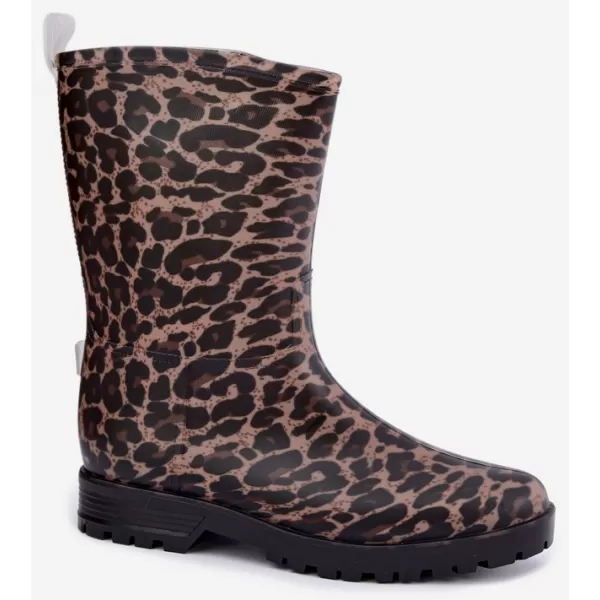  Dámské holínky BOTO DC41 LEOPARD PRINT 