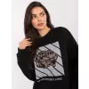 Dámská mikina ITALY MODA MI-BL-4216.15 NOIRE