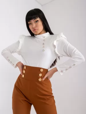 Dámská halenka ITALY MODA DHJ-BZ-6533A.44P WHITE