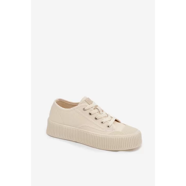  Dámské tenisky BIG STAR SHOES TT274271 BEIGE 