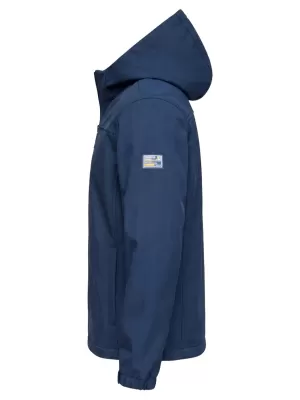 Pánská softshellová bunda OMBRE C581 NAVY BLUE