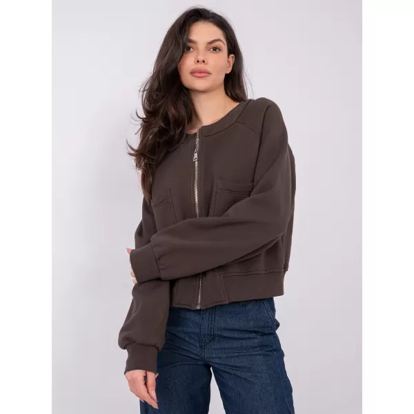  Dámská mikina FACTORY PRICE WT-BL-A1452.99 DARK BROWN 