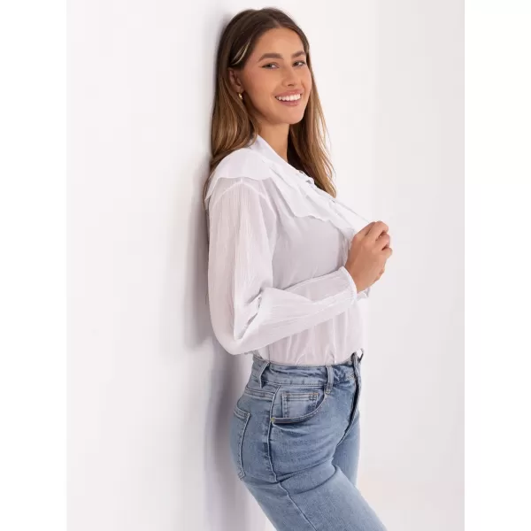  Dámská halenka ITALY MODA MI-BZ-92335.56 WHITE 